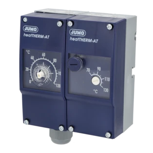 JUMO ketelthermostaat met veiligheidstemperatuurbegrenzer
