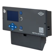 Boiler control panel with KMS-D heating controller