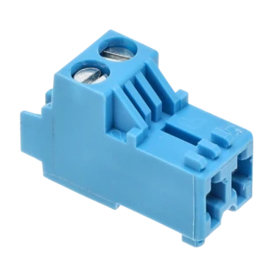 Anschlussklemme f&uuml;r Raumger&auml;t, blau, 2-polig