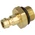 High-pressure plug with Maxi plug nipple and 1/4