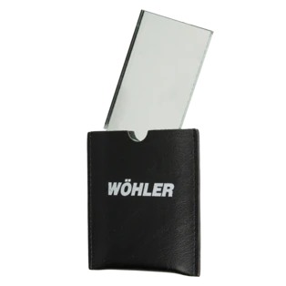 Ersatzspiegel 5 x 8 cm mit Kunstlederh&uuml;lle