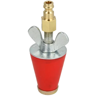 Gaspr&uuml;fstopfen konisch 1/2" - 1" f&uuml;r Gasleitungspr&uuml;fger&auml;t