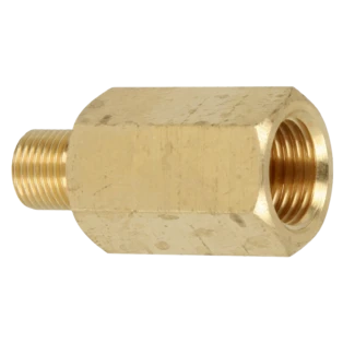 Pressure gauge extension 1/4" IT x 1/8" ET