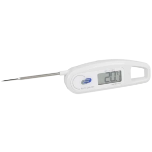 Foldable pocket thermometer