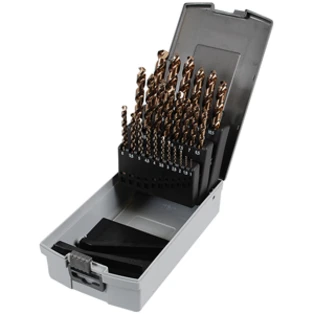 Spiralbohrersatz HSSE-Co in ABS-Kasette &Oslash; 1 bis 13 mm