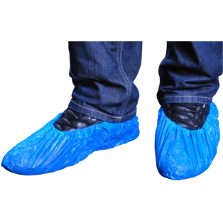 Copriscarpe monouso blu extra robusti