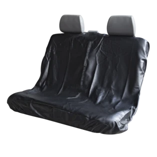 Autositz-Schonbezug aus Kunstleder f&uuml;r Doppelsitzbank