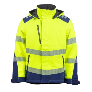 High Vis Lined softshell winter jacket