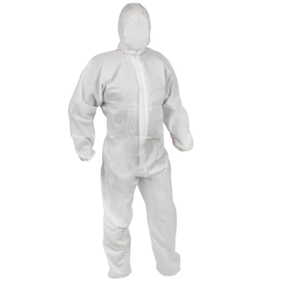 Combinaison de protection jetable avec capuche taille L