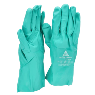 Nitrile gloves acid- and oil-resistant