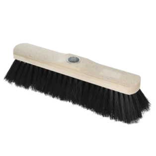 Bezem met fijne PET-borstelharen