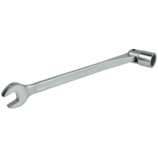 Chiave a forcella con testa articolata per ugelli bruciatori