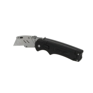 Foldable cutter knife with trapezoidal blades