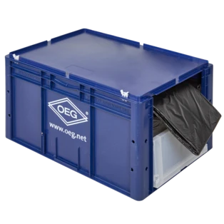 Voorraadbox met 40 LiquidSafe olie-absorberende matten