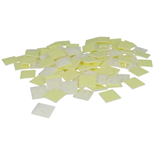 Adhesive socket for cable ties 28 x 28 x 5.7 mm natural