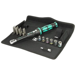 Cl&eacute; dynamom&eacute;trique avec embouts et douilles 2,5 - 25 Nm