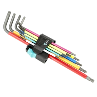 Winkelschl&uuml;sselsatz f&uuml;r Torx in langer Ausf&uuml;hrung