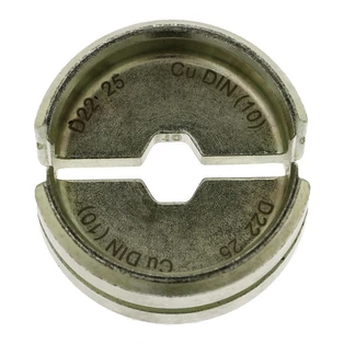 Inserto a crimpare esagonale per capocorda 25 mm&sup2;