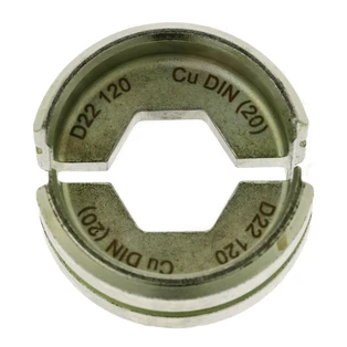 Hexagonal crimping die for cable lug 120 mm&sup2;