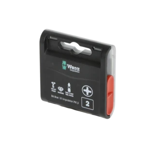 Bit box with PH2 bits for cross-head screws