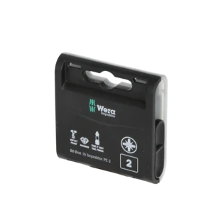 Scatola punte PZ2 magnetiche per cacciavitee a croce