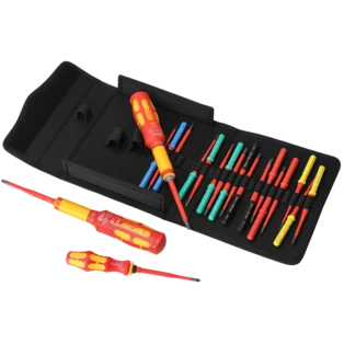 Impugnatura Kraftform Compact VDE Safe-Torque Speed Set Elettricista 1, 23 pezzi