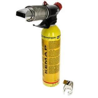 Hei&szlig;luftpistole mit Gaskartusche