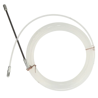 Einziehspirale mit Zug&ouml;se/Suchfeder 5 m &Oslash; 3 mm Nylon