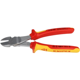 VDE kracht-zijkniptang 200 mm ge&iuml;soleerde kop