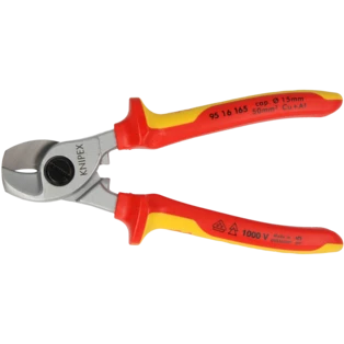 VDE cable shears chrome-plated