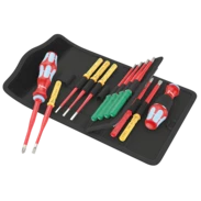 VDE screwdriver set with interchangeable stainless steel inserts