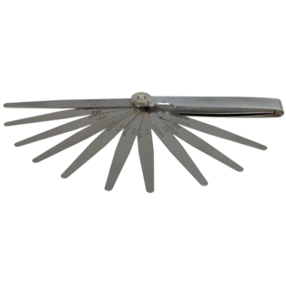 Spessimetro a 13 pezzi 0,05 - 1,0 mm lustro, nichelato