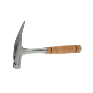 Martello da carpentiere con manico in cuoio e supporto chiodi magnetico