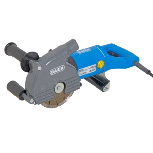 Diamond channel cutter for bridgeless cutting up to a width of 25 mm