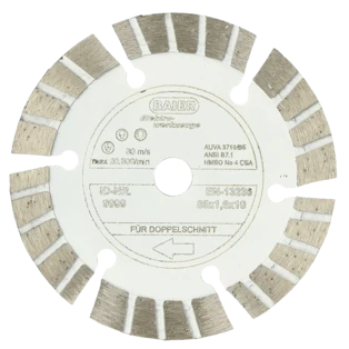 Diamond cutting blades &Oslash; 85 mm for soft and medium-hard materials