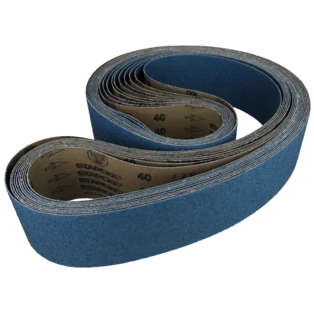 Abrasive belts 75 x 2,000 mm 40 grit