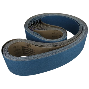 Abrasive belts 75 x 2,000 mm 80 grit