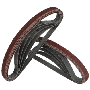 Abrasive belts 10 x 330 mm grit 80