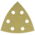 Dischi abrasivi triangolari fissaggio a velcro  6 fori grana 40