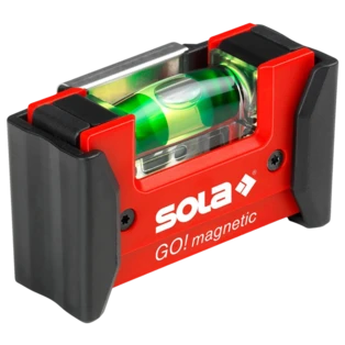 Compact spirit level GO! magnetic clip