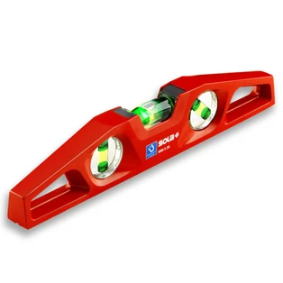 Livella magnetica in alluminio fuso lunga 250 mm