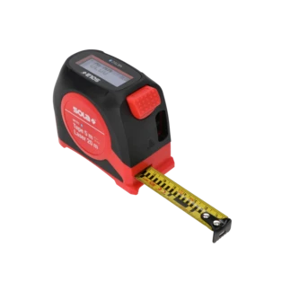 Digitale rolbandmaat 5 meter met laserafstandsmeter