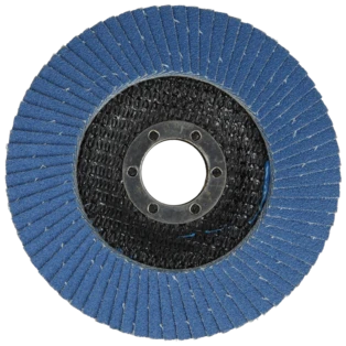 Rosetta di sicurezza dentata a ventaglio Inox Zirkon &Oslash; 115 mm granulazioe 80