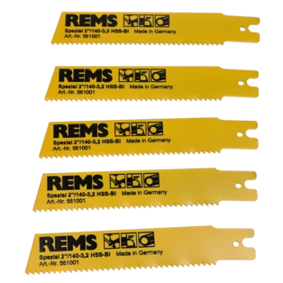 Lame per seghe speciali 2" per tubi in acciaio 140 mm