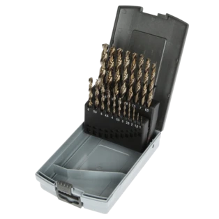 HSS-Co drill bit set for stainless steel &Oslash; 1 - 10 mm 