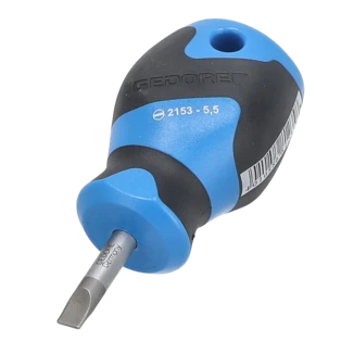 Tournevis court &agrave; fente 5,5 mm