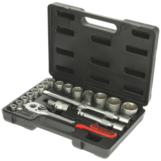 Superlock socket set 1/2" 20 pieces