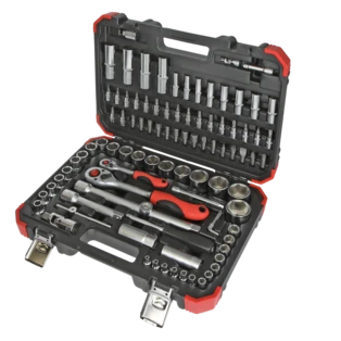 Dopsleutelset 94-delig met 1/4 "+ 1/2" aandrijving