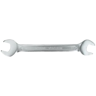 Double open-ended spanner 17 x 19 mm