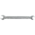 Double open-ended spanner 6 x 7 mm